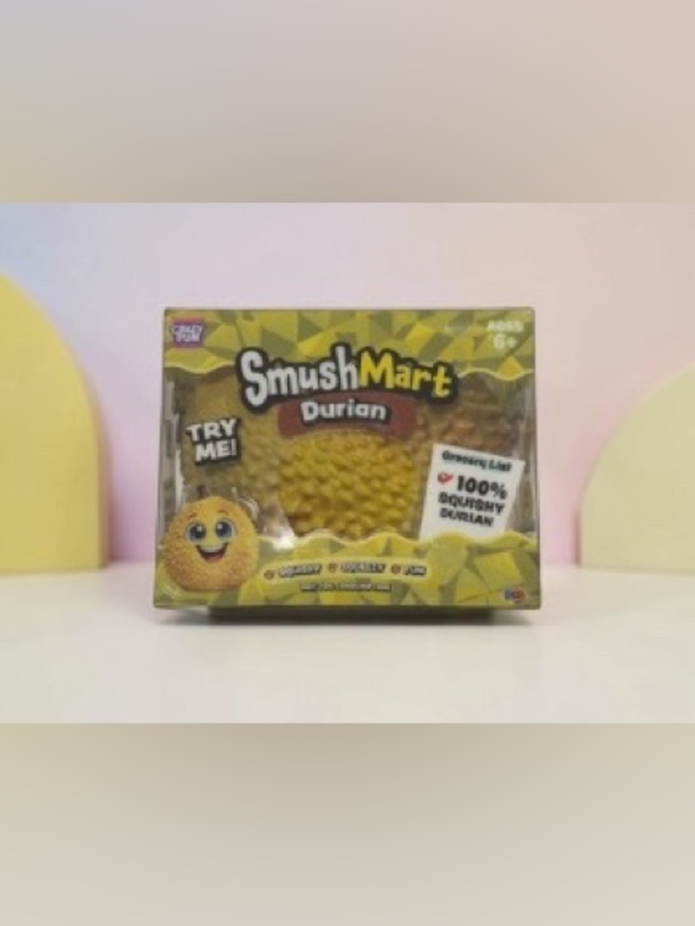 SmushMart Durian Squishy Toy - Yellow